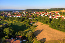 Luftbild von Am Hochfeld in Mamming im Bundesland Bayern, Deutschland