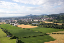 Segelflug- Gelände auf dem Flugplatz der des Aeroclub Heppenheim in Heppenheim (Bergstraße) im Bundesland Hessen, Deutschland