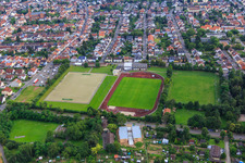 Luftbild von Sportplätze des TSG Eintracht Plankstadt im Bundesland Baden-Württemberg, Deutschland