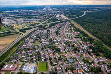 Luftbild von Schwetzingen im Bundesland Baden-Württemberg, Deutschland