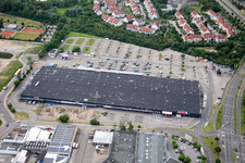 Luftbild von Scheck-in Center in Brühl im Bundesland Baden-Württemberg, Deutschland