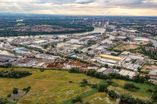 Rheinauhafen in Mannheim im Bundesland Baden-Württemberg, Deutschland
