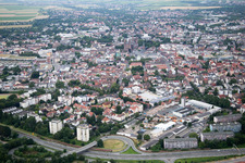 Worms im Bundesland Rheinland-Pfalz, Deutschland aus der Drohnenperspektive