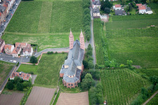 Worms im Bundesland Rheinland-Pfalz, Deutschland von oben