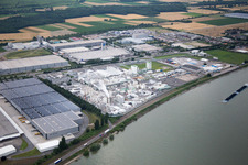 Worms im Bundesland Rheinland-Pfalz, Deutschland aus der Luft betrachtet