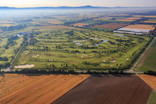 Luftbild von Golfresort Gernsheim - GOLF absolute - Hof Gräbenbruch im Ortsteil Allmendfeld im Bundesland Hessen, Deutschland