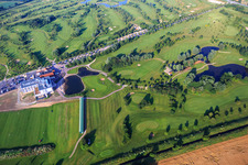 Drohnenbild von Golfresort Gernsheim - GOLF absolute - Hof Gräbenbruch im Ortsteil Allmendfeld im Bundesland Hessen, Deutschland