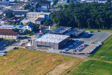 Drohnenbild von Autohaus Alsbach Bayram GmbH - Alsbach-Hähnlein im Ortsteil Sandwiese im Bundesland Hessen, Deutschland