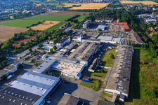 Intersnack Deutschland SE Werk Alsbach im Ortsteil Sandwiese in Alsbach-Hähnlein im Bundesland Hessen von oben