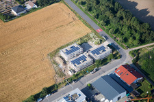 Ortsteil Auerbach in Bensheim im Bundesland Hessen, Deutschland von der Drohne aus gesehen