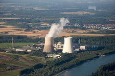 Philippsburg, AKW im Bundesland Baden-Württemberg, Deutschland