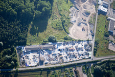 Ortsteil Neudorf in Graben-Neudorf im Bundesland Baden-Württemberg, Deutschland von oben