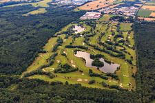 Luftbild von Golfanlage Landgut Dreihof - GOLF absolute aus Osten im Ortsteil Niederhochstadt in Hochstadt im Bundesland Rheinland-Pfalz, Deutschland
