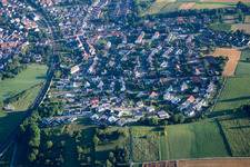 Kraichgaustr im Ortsteil Heidelsheim in Bruchsal im Bundesland Baden-Württemberg, Deutschland