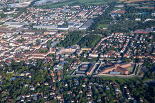 Justizvollzugsanstalt von Osten in Bruchsal im Bundesland Baden-Württemberg, Deutschland