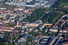 Schloß von Osten in Bruchsal im Bundesland Baden-Württemberg, Deutschland