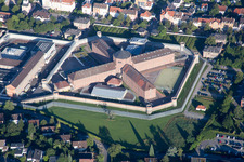 Justizvollzugsanstalt von Nordosten in Bruchsal im Bundesland Baden-Württemberg, Deutschland