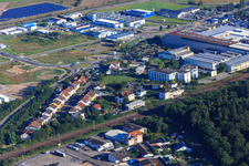 Rheintalbahnstraße in Waghäusel im Bundesland Baden-Württemberg, Deutschland