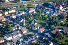 Kirchengebäude der in der Bonhoefferstraße in Waghäusel im Bundesland Baden-Württemberg, Deutschland