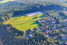 Trabrennbahn an der Rathsberger Steige in Marloffstein im Bundesland Bayern, Deutschland