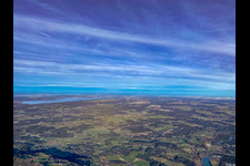 Starnbergersee von Südosten in Starnberger See im Bundesland Bayern, Deutschland