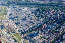 Luftbild von Citypark im Ortsteil Südstadt in Karlsruhe im Bundesland Baden-Württemberg, Deutschland