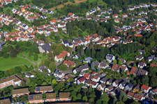 Neuer Weg im Ortsteil Hohenwettersbach in Karlsruhe im Bundesland Baden-Württemberg, Deutschland