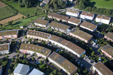 Ortsteil Hohenwettersbach in Karlsruhe im Bundesland Baden-Württemberg, Deutschland aus der Luft