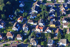 Luftbild von Hellenstr im Ortsteil Wolfartsweier in Karlsruhe im Bundesland Baden-Württemberg, Deutschland
