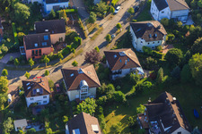 Luftbild von Albert-Einstein-Straße im Ortsteil Wolfartsweier in Karlsruhe im Bundesland Baden-Württemberg, Deutschland