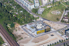 Karlsruhe, Citypark, Zimmerstr im Ortsteil Südstadt im Bundesland Baden-Württemberg, Deutschland