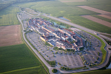 Luftbild von Roppenheim im Bundesland Bas-Rhin, Frankreich