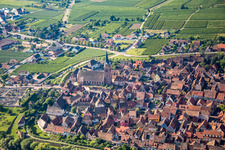 Eglise Notre Dame in Bergheim im Bundesland Haut-Rhin, Frankreich