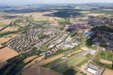 Luftbild von Knittlingen im Bundesland Baden-Württemberg, Deutschland