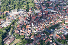 Luftaufnahme von Knittlingen im Bundesland Baden-Württemberg, Deutschland