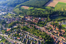 Stuttgarter Straße am Kloster Maulbronn UNESCO Welterbe im Bundesland Baden-Württemberg, Deutschland