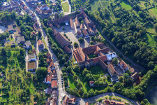 Kloster Maulbronn UNESCO Welterbe im Bundesland Baden-Württemberg, Deutschland aus der Vogelperspektive