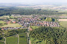 Freudental von Süden im Bundesland Baden-Württemberg, Deutschland