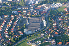 Ruine des ehemaligen Fabrik - Gebäudes in Oberrot im Bundesland Baden-Württemberg, Deutschland