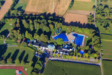 Luftbild von Mineralfreibad Bönnigheim im Bundesland Baden-Württemberg, Deutschland
