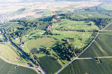 Luftbild von Golf im Ortsteil Treffentrill in Cleebronn im Bundesland Baden-Württemberg, Deutschland
