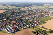 Luftbild von Ortsteil Flehingen in Oberderdingen im Bundesland Baden-Württemberg, Deutschland