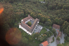 Luftaufnahme von Hohenfels, Burg Hohenfels im Ortsteil Kalkofen im Bundesland Baden-Württemberg, Deutschland