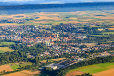 Stadtansicht aus Süden in Riedlingen im Bundesland Baden-Württemberg, Deutschland