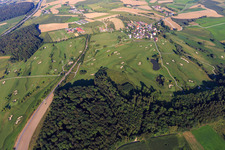 Gelände des Golfplatz GOLFPLATZ STEISSLINGEN GMBH im Ortsteil Wiechs in Steißlingen im Bundesland Baden-Württemberg, Deutschland