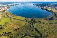 Radolzeller Aachmündung in Moos im Bundesland Baden-Württemberg, Deutschland