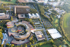 ZDF im Ortsteil Lerchenberg in Mainz im Bundesland Rheinland-Pfalz, Deutschland von oben