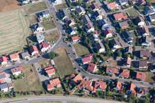 Luftbild von Ortsteil Hardtwald in Neupotz im Bundesland Rheinland-Pfalz, Deutschland