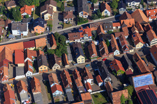 Rheinstraße aus Süden in Kandel im Bundesland Rheinland-Pfalz, Deutschland