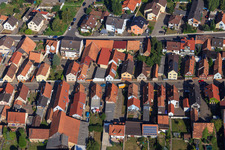 Luftbild von Rheinstraße aus Süden in Kandel im Bundesland Rheinland-Pfalz, Deutschland